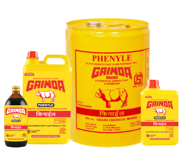 Gainda Black Phenyle / Disinfectant Fluid